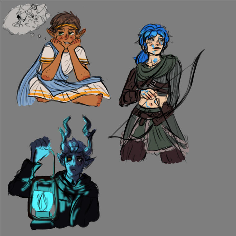 Various DND Doodles